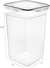 7qt 6.5L/220oz 4-Piece 4 Cups,20 M MCIRCO Extra Large / Tall Food Storage Containers, WIDE & DEEP, Plastic Airtight