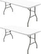 2 Pack Picnic Table Cover Fitted Tablecloths 8 Foot Rectangle Tables Elastic
