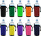 Blank Neoprene Water Bottle Coolie - Variety Color 10 Pack