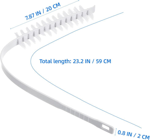 SOLUSTRE Washer and Dryer Washing Machine Cleaner Rolling Washing Machine Cleaning Brush Flexible Refrigerator Coil Cleaning Brush Washer Drum Brush for Home Dryer Vent Cleaner Kit by SOLUSTRE