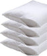 4 Pack Deluxe Zippered Vinyl Pillow Covers - Waterproof Protectors, Standard Size 20"x29"