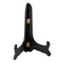 Tripar Wooden Display Stand, Handcrafted Design with Gold Latches, Black Finish (8-Inch Depth) - Perfect for Plates,