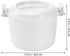 Microwave Rice Cooker Rice Steamer: Round Microwave Food Container Microwaveable Rice Pasta Cooker Microwave Rice Steamer for Rice Chicken Pasta