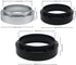 1pc Espresso Dosing Funnel 51/53/58mm Coffee Dosing Ring Aluminum Espresso Distribution Coffee Tool for Home Coffee Bar Shop College Dorm Room Apartment Essential Coffee Accessories (51mm, Silvery)