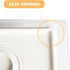 Vellsenne Sliced Cheese Container with Time Recording - Block Cheeses Storage Container for Fridge Cream Cheese Sliced