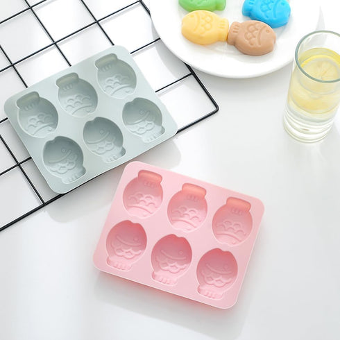 2 Pcs Fish Shaped Silicone Molds, Chocolate Candy Fondant, Cake, Jello, Ice Cube Mold Tray for Baking