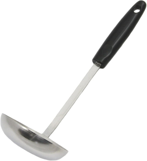 Chef Craft Select Cooking Ladle, 11.5 Inch Stainless Steel and Black