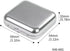 Stainless Steel Mini Pocket Ashtray, Portable Cigarettes Ash Tray with Lid, Compact Car Supplies for Office, Home