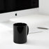 harebe 22 OZ Extra Large Coffee Mug, Smooth Ceramic Boss Giant Tea Cup for Dad Men, Black