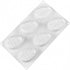 6 Cavity Large Leaf Baking Pan Silicone Molds for Chocolate, Candy, Gummy, Gelatin, Jello, Jelly, Mousse Cake, Soap,