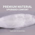 SLEEP ZONE Cooling Mattress Topper King Size, Quilted Fitted Cover, Soft Fluffy Down Alternative, Deep Pocket Grey