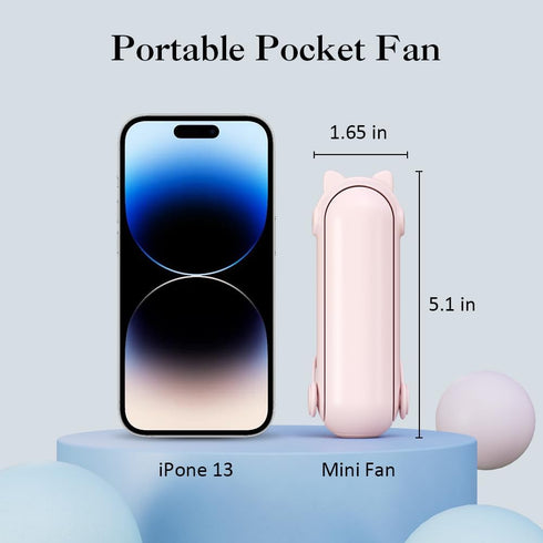 LifePlus Air Cooler - 3 IN 1 Handheld Fan, Personal Fan, Small Pocket Fan, Portable Desk Fan, Speed Adjustable