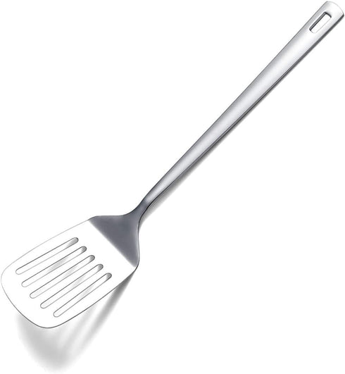 Stainless Steel Spatulas, Berglander Slotted Turner, Metal Spatulas for Cooking, Kitchen Spatulas for Nonstick Cookware