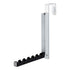 Yamazaki Over The Door Hooks, Alloy Steel, Folding Hanging Coat Rack, Black 7162