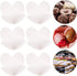 Chocolate Paper Candy Cups, 200pcs Truffle Wrappers Liners Cupcake Muffin Case Trays Dessert Base Baking Supplies for Baby Showers Bridal Shower Wedding White by HOLIDYOYO