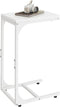 WLIVE C Shaped End Table, Small Couch Side Tables with Metal Frame,