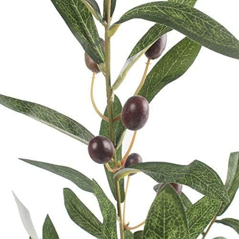Artificial Olive Branch Stems 5pcs, 28 Inch