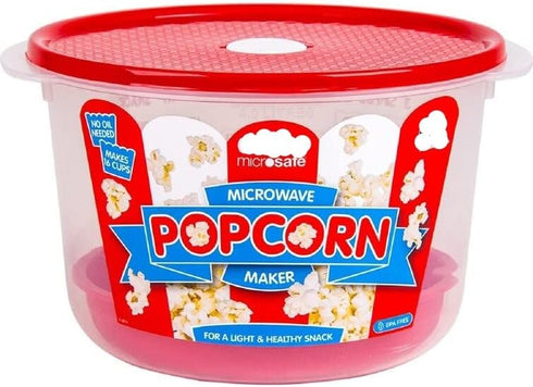 Microwave Popcorn Maker 16 Cup Capacity With Steam Vent and Silicone Insert BPA Free Dishwasher Safe (fgm61135) by Generic