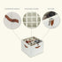 Closet, 16 OrganiHaus Large Shoe Storage Bin for Shoe Organizer Box Fits up to Pairs, Collapsible Fabric Shoe Basket
