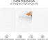 Softalker Round Tablecloth, Waterproof & Stain Resistant, Wrinkle Free Fabric Washable Polyester Table Cover for