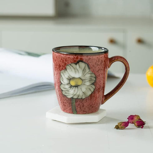 12oz Ceramics Cappuccino Mug,Coffee mugs,Tea mugs,Kiln Glazing Process,Microwave and Dishwasher Safe, Perfect For Tea