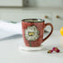 12oz Ceramics Cappuccino Mug,Coffee mugs,Tea mugs,Kiln Glazing Process,Microwave and Dishwasher Safe, Perfect For Tea