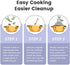 KOOC Slow Cooker Liners 8"x11" 30 Count Mini Size Disposable Pot Liners for 0.65 qt to 1.25 qt Pot BPA Free