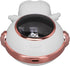 Mini Heater, Rechargeable Pocket Warmer, Portable USB Digital Fast Heating Electric for Winter (White)