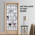 Teikou 24 Over the Door Shoe Organizer, Large Breathable Mesh Pockets, Hanging Storage Holder, Hanging Shoe