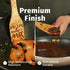 Premium Bamboo Wooden Spoons for Cooking, Ideal Gifts for Mom from Daughter - Wooden Cooking Utensils
