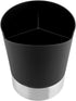 Straw Dispenser for Counter, 3 Compartment Utensil Holder Caddy for Spoons Forks Chopsticks Storage