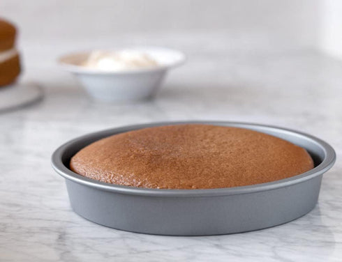 OvenStuff HG368-AZ Nonstick Bakeware, 9" Round Cake Pan, Set of 3