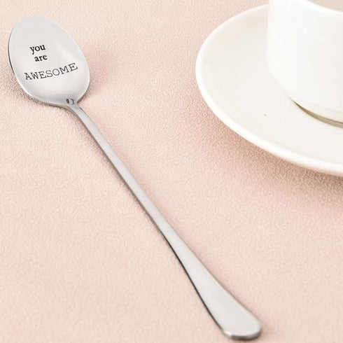 Inspirational Motivational Gifts for Women & Men - You Are Awesome Spoon Gifts for Coffee Lovers