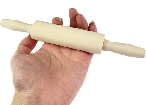 Miokun 24 Pack 7.9 Inch Wood Small Rolling Pin for Kids, Kids Rolling Pin for Home Kitchen