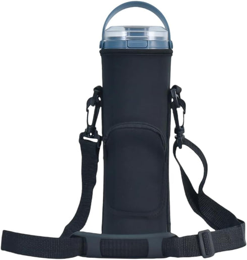 Portable Blender Carry Storage Bag Sleeve with Shoulder Strap for Ninja 18oz Blast Blender, Black