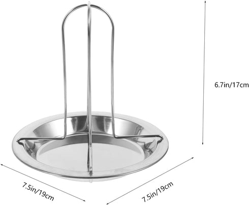 Yardwe Chicken Roaster Rack, Stainless Steel Vertical Roaster Rack for Grill Oven BBQ