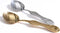 Premium Smiley Face Stainless Steel Dinner Spoon, Perfect for Soup, Coffee, Tea Delights (1 Gold, 1 Silver)