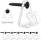 50 Pack Outdoor Lighting Clips, Clear Plastic Wall Mount Hooks for Hanging