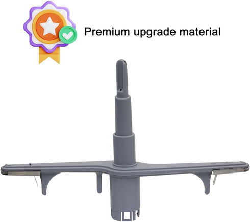 154567702 Dishwasher Spray Arm Assembly, Lower with Heat Shield, Replaces 5304507175, 154567701, Gray
