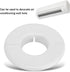 Zerodis Air Conditioning Hole Cover, Decorative Air Conditioner Partition Covers Accessories Pipe Hole Cover