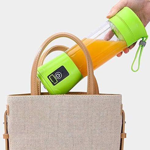 Portable Blender, Personal Mixer Fruit Rechargeable with USB, Mini Blender for Smoothie, Green by Generic