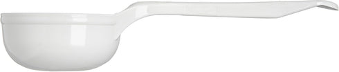 Carlisle FoodService Products Measure Miser Solid Measuring Spoon, 3 Ounces, White, 1 Count
