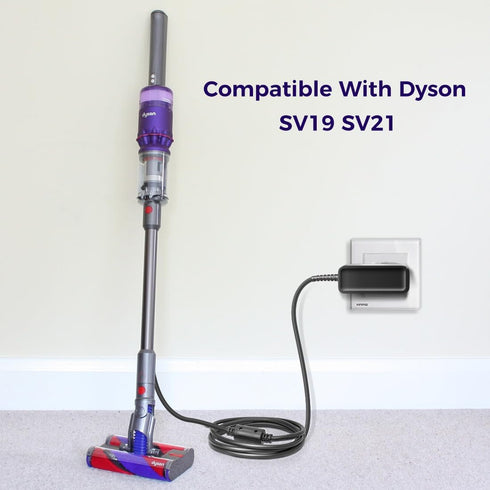 SV19 SV21 Vacuum Adapter 17.3V 1.1A Charger Compatible with Dyson Omni-Glide Hard Floor Vacuum, Power Supply Cord