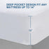 14 Inch,2 Pack Twin XL Mattress Protector Cover Cooling,Extra Long Twin Waterproof Viscose Terry Mattress Protector