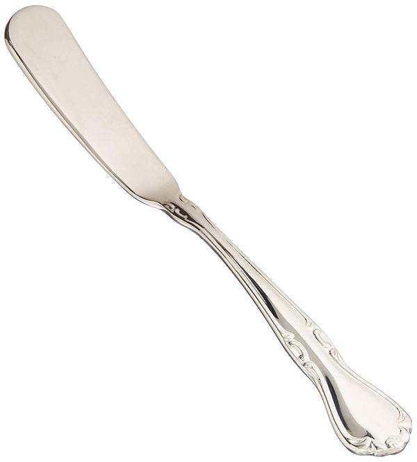 Winco Extra Heavyweight 6.75" Stainless-Steel Butter Spreading Knife (12 Pack)