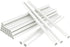 White Plastic Cake Dowel Rods - 12 Inch Length, 0.4 Inch Diameter for Tiered Cake Construction and Stacking
