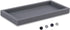 Bathroom Trays for Counter, Silicone Vanity Trays for Bathroom, Rectangle Sponge Holder for Kitchen Sink - Grey