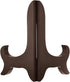uxcell 2pcs 4" Brown Wooden Easel Plate Holder, Folding Display Stand for Decorative Picture Frame