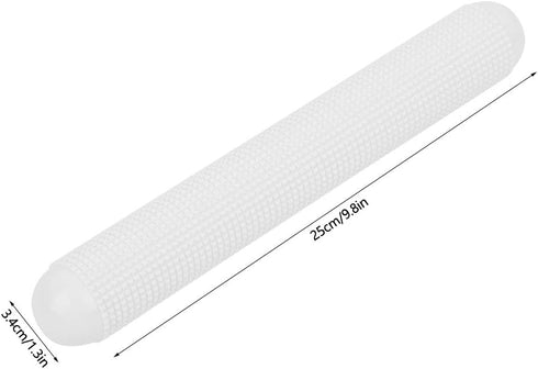 Plastic Non-stick Rolling Pin Fondant Cake Dough Roller, No Handle Baking Kitchen Tool Rolling Kit