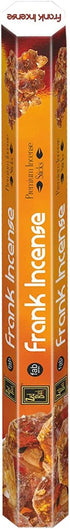 ZED Black Frank Premium Quality Incense Sticks - 20 Sticks per Box, 6 Boxes (Total 120 Sticks) for Relaxation, Yoga,